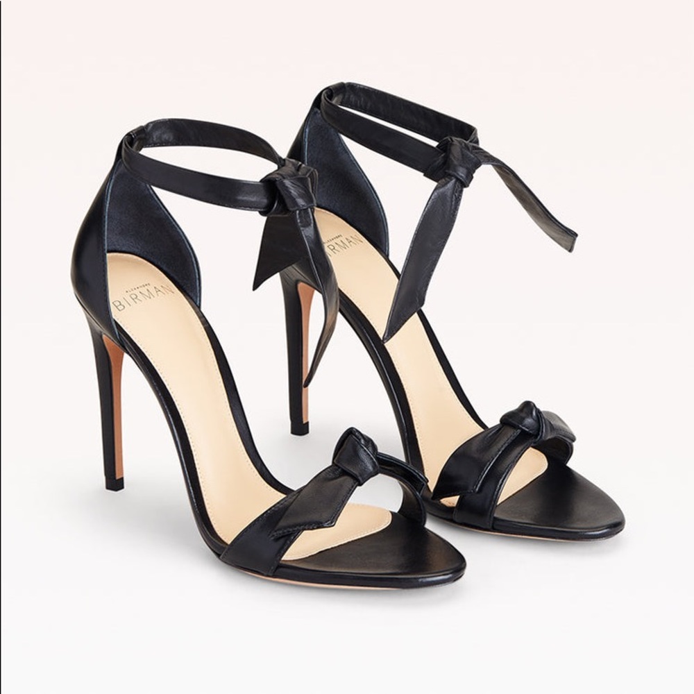 Alexandre Birman Clarita 100 Black Sandal - Size 39 1/2 - NWT